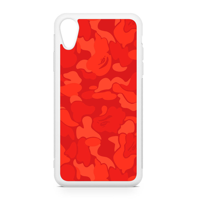 Bape Camo Red iPhone XR Case