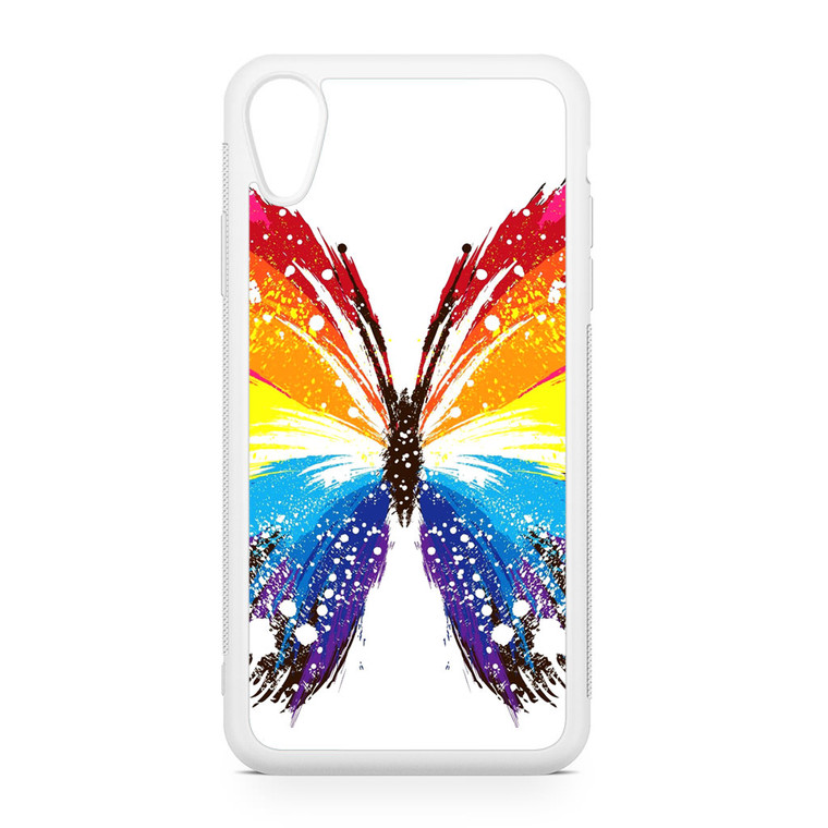 Butterfly Abstract Colorful iPhone XR Case