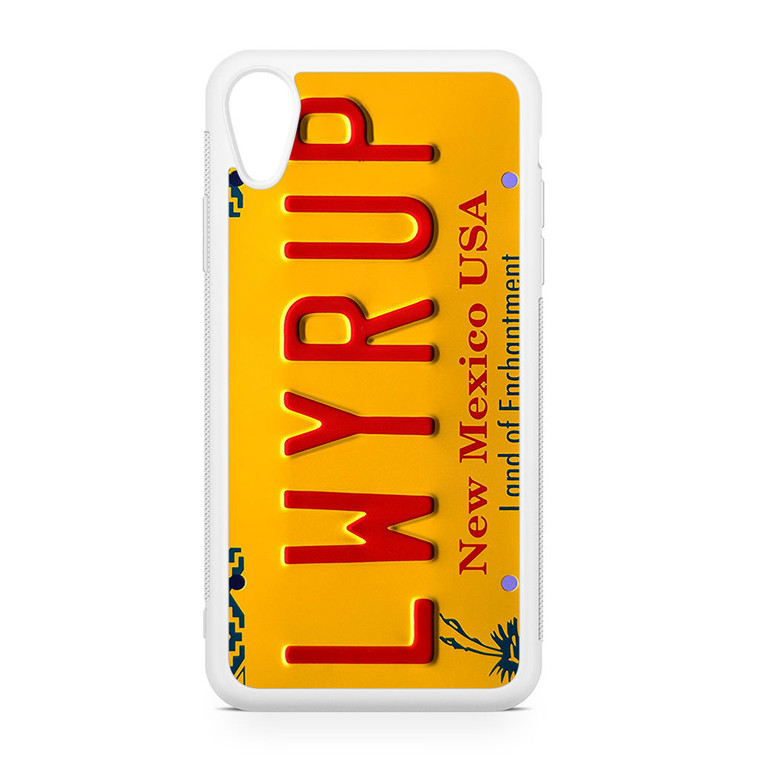 LWYRUP License Plate iPhone XR Case