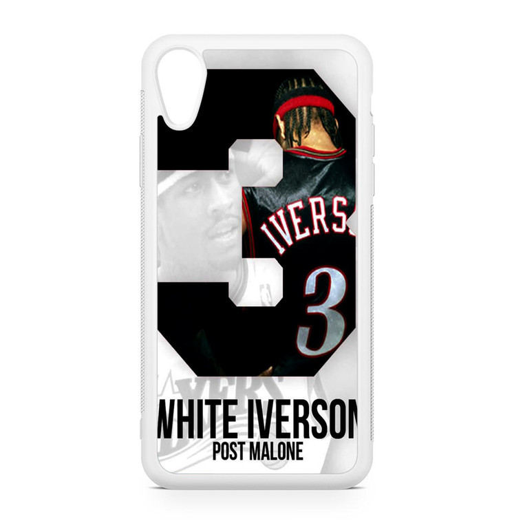 Post Malone White Iverson iPhone XR Case