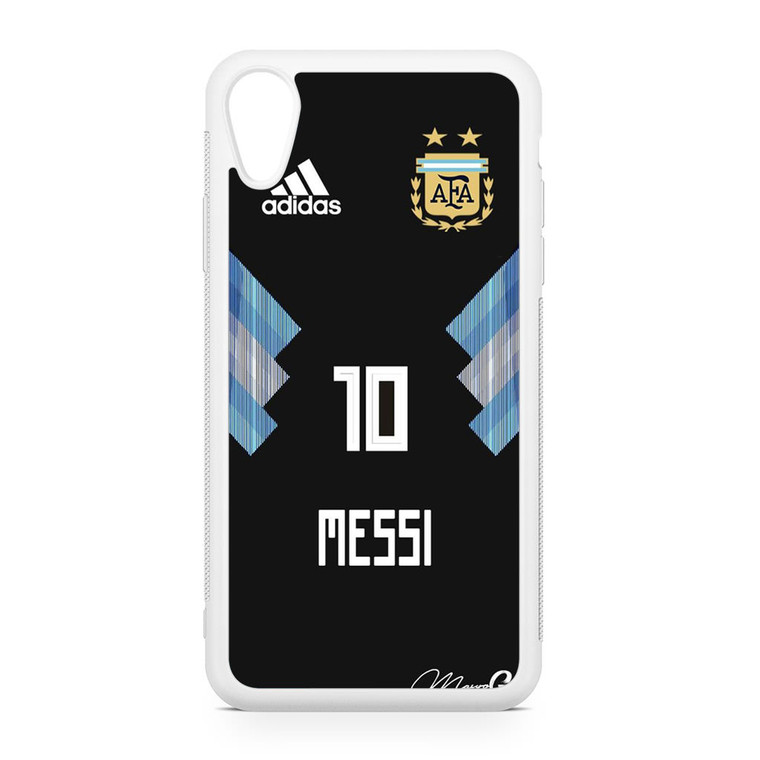 Lionel Messi Argentina Jersey iPhone XR Case