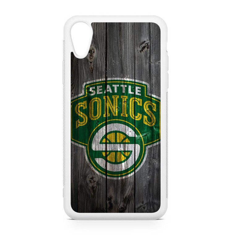 Seattle Sonics Wood iPhone XR Case