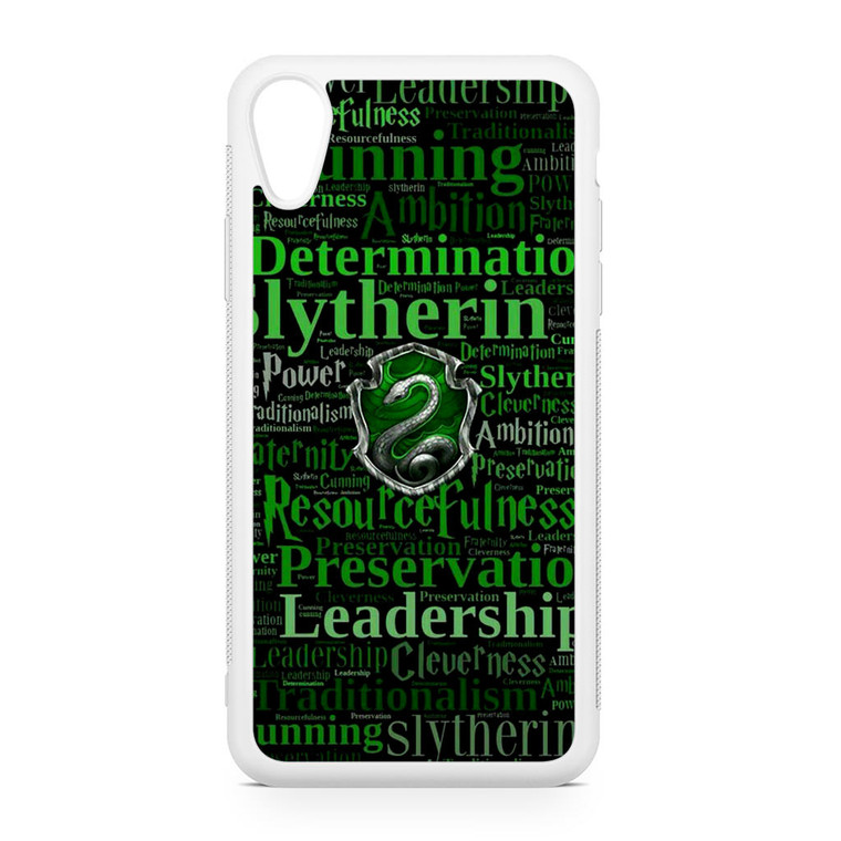 Slytherin Quote Logo iPhone XR Case