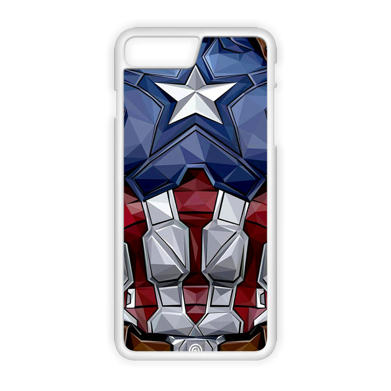 Captain America Comic Costume iPhone 7 Plus Case