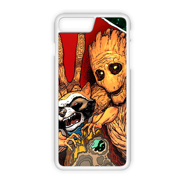 Guardian Of The Galaxy Rocket Raccoon groot iPhone 7 Plus Case