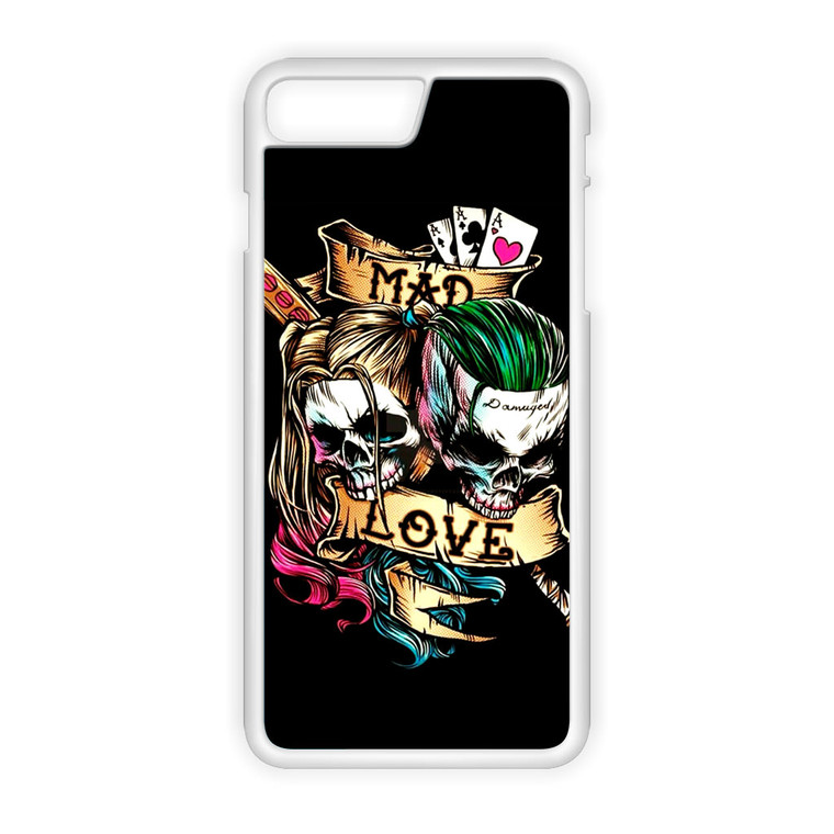 Mad Love Of Harley Quinn And Joker iPhone 8 Plus Case