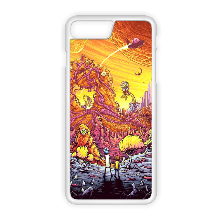 Rick and Morty Alien Planet iPhone 8 Plus Case