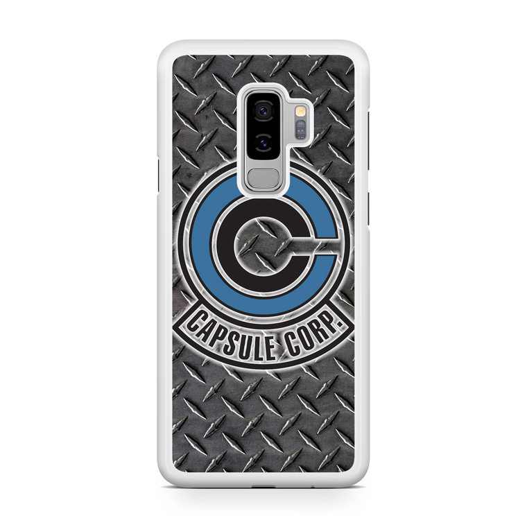 Capsule Corp Metal Logo Dragon Ball Z Samsung Galaxy S9 Plus Case