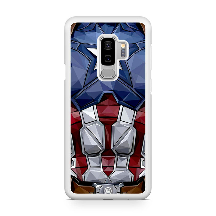 Captain America Comic Costume Samsung Galaxy S9 Plus Case