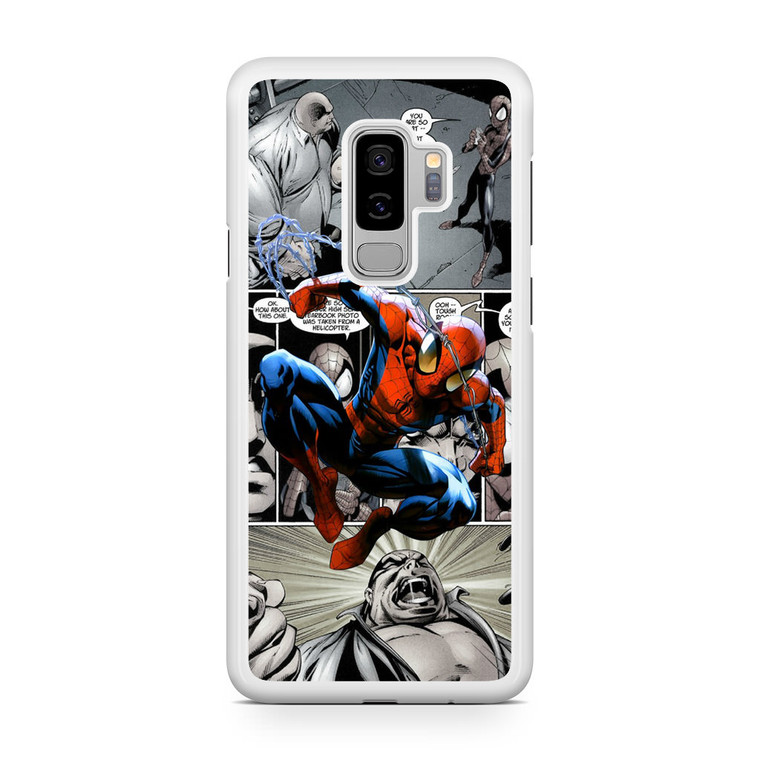 Spiderman Comics Wallpaper Samsung Galaxy S9 Plus Case