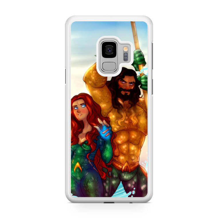 Aquaman And Mera Artwork Samsung Galaxy S9 Case