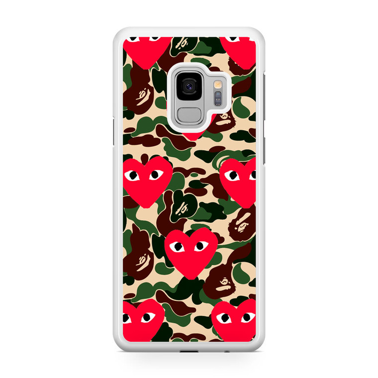 Bape x Comme Des Garcon Camo Samsung Galaxy S9 Case