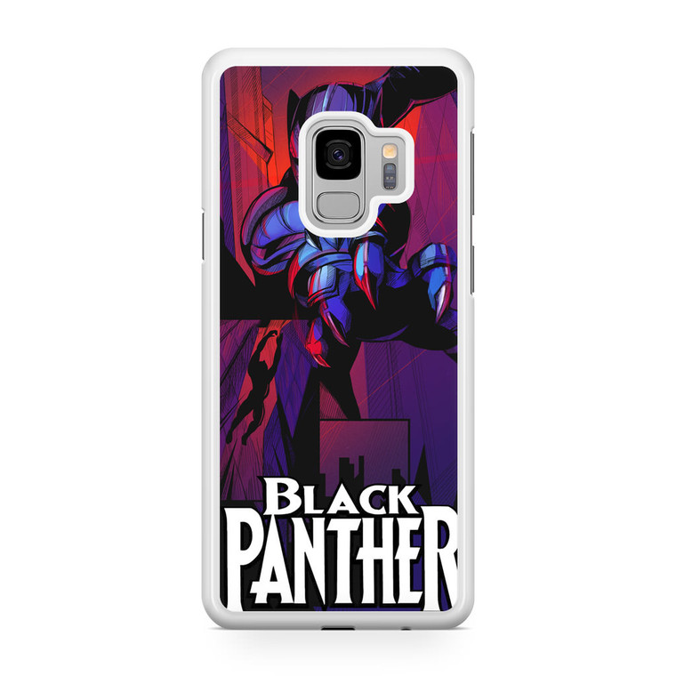 Black Panther Movie Artwork Samsung Galaxy S9 Case