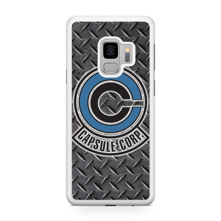 Capsule Corp Metal Logo Dragon Ball Z Samsung Galaxy S9 Case