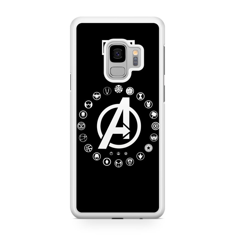 Marvel Universe Logo Samsung Galaxy S9 Case