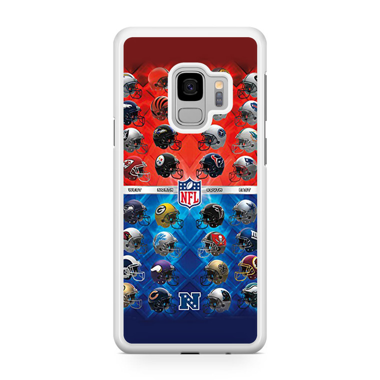 NFL Football Helmets Official Samsung Galaxy S9 Case