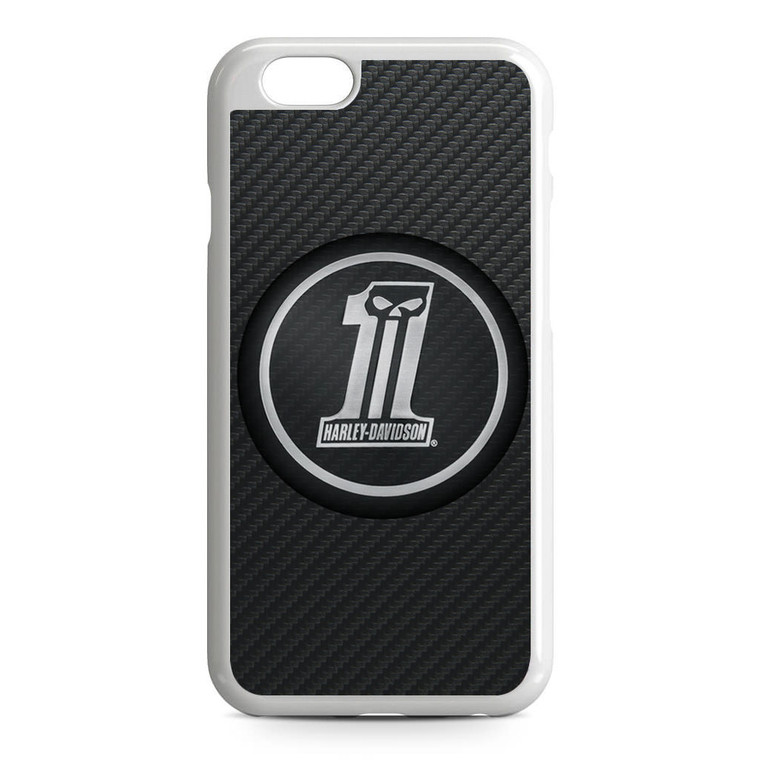 Harley Davidson Custom Dark Logo Carbon iPhone 6/6S Case