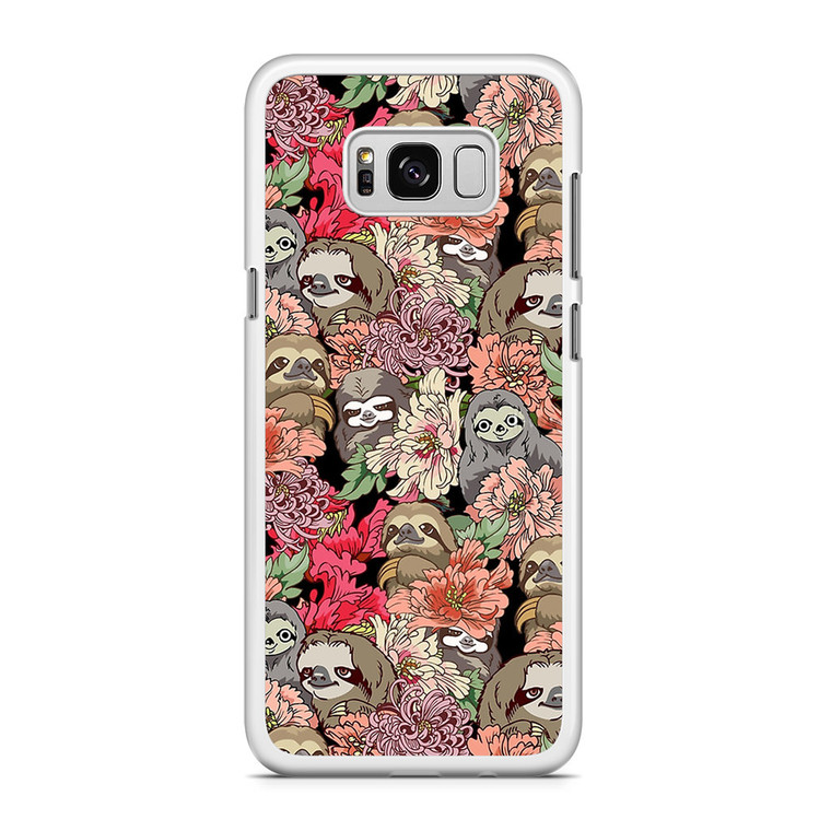 Because Sloth Flower Samsung Galaxy S8 Plus Case