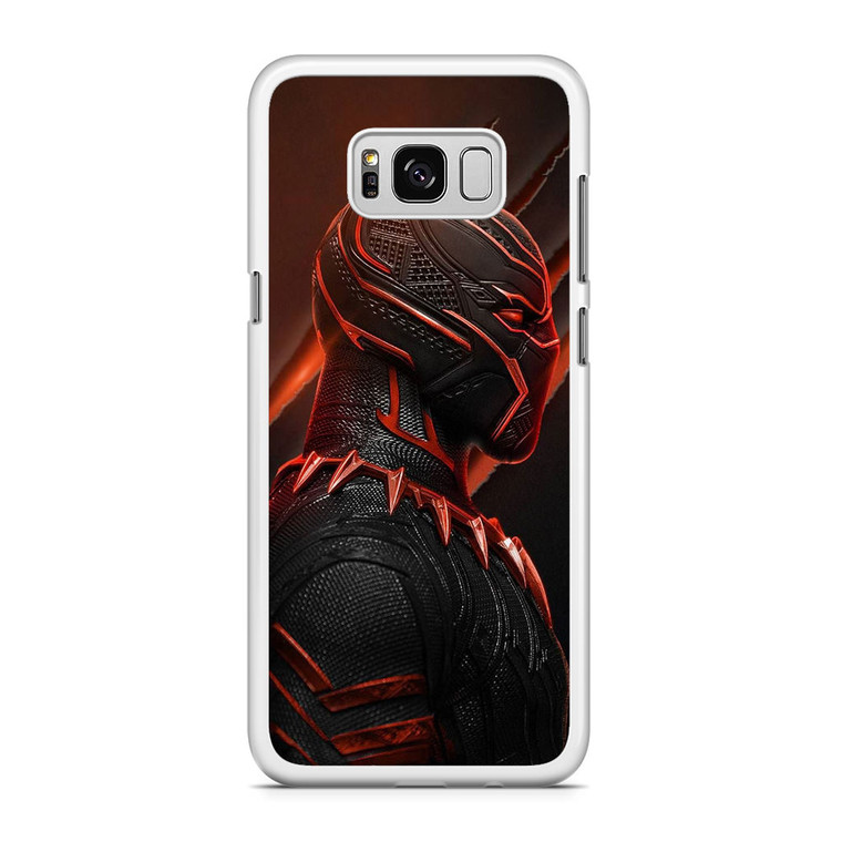 Black Panther Red Mask Poster Samsung Galaxy S8 Plus Case