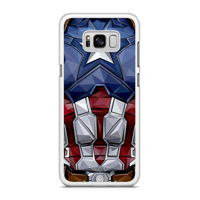 Captain America Comic Costume Samsung Galaxy S8 Plus Case