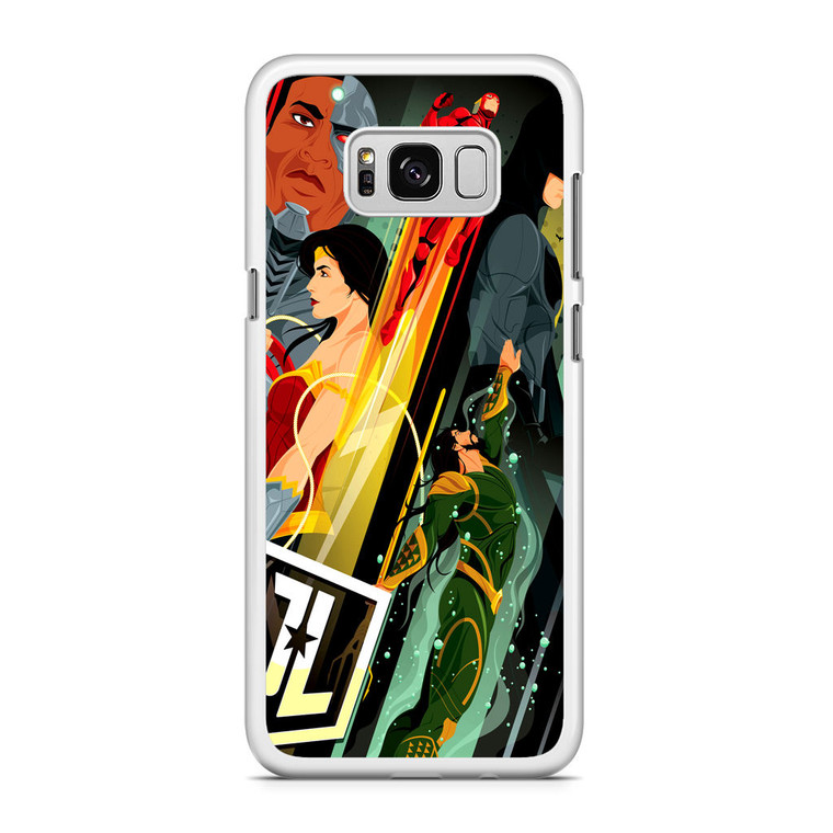 Justice League Poster Samsung Galaxy S8 Plus Case