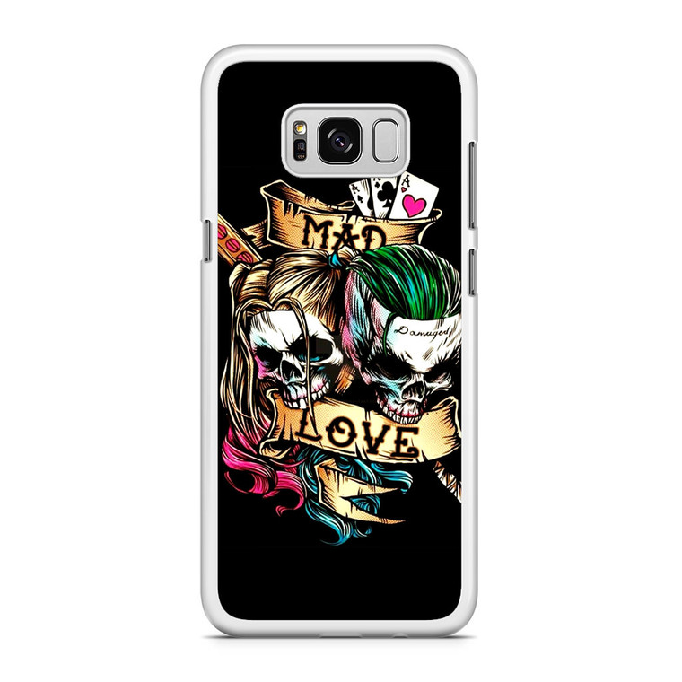 Mad Love Of Harley Quinn And Joker Samsung Galaxy S8 Plus Case