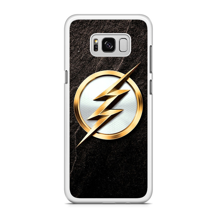 The Flash Gold Logo Samsung Galaxy S8 Plus Case