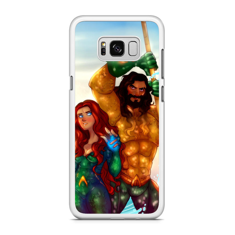 Aquaman And Mera Artwork Samsung Galaxy S8 Case