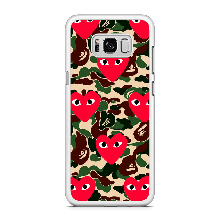 Bape x Comme Des Garcon Camo Samsung Galaxy S8 Case