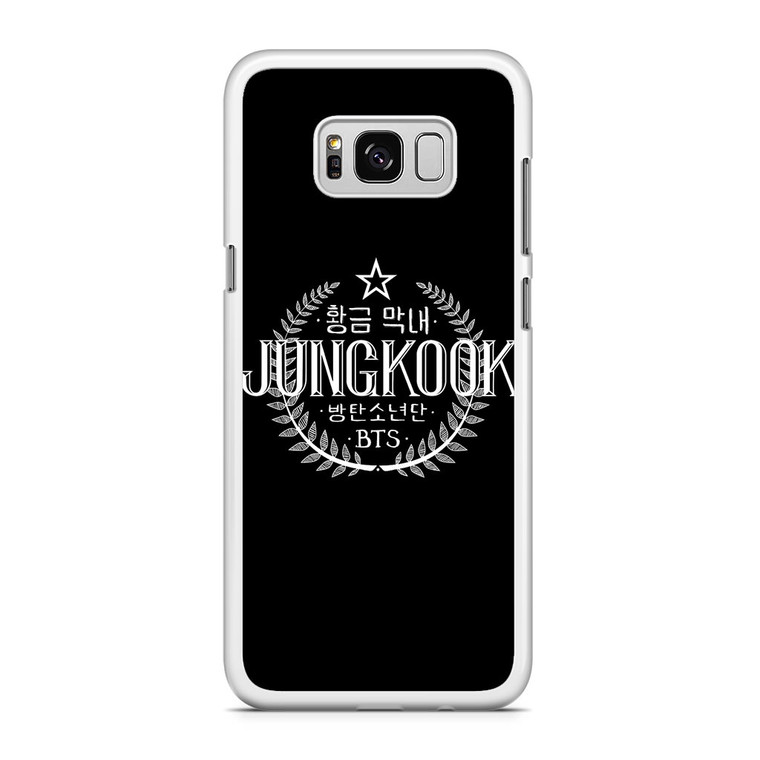 BTS Jungkook Logo Samsung Galaxy S8 Case