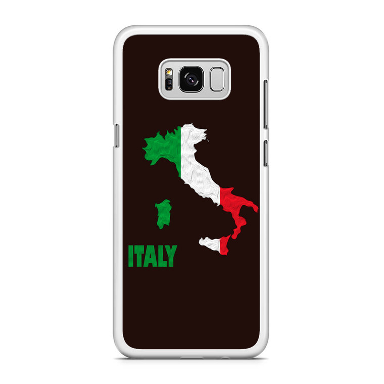 Italy Map Samsung Galaxy S8 Case