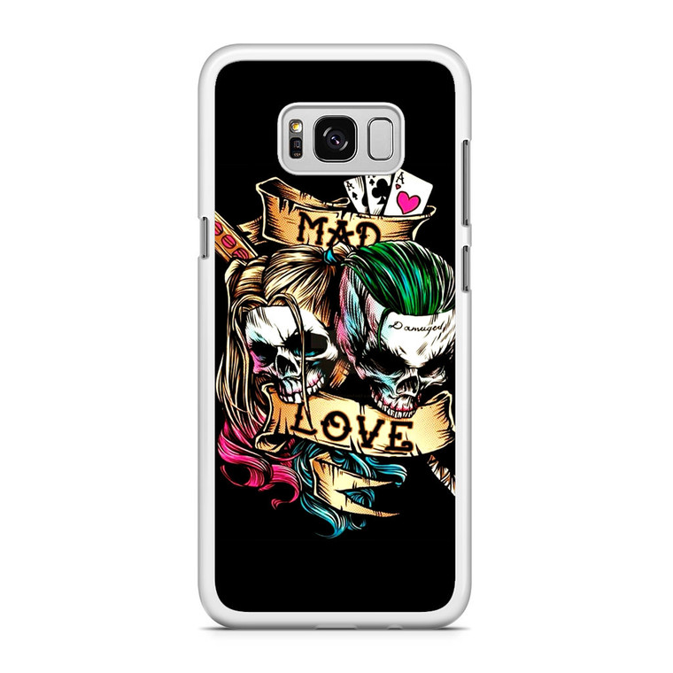 Mad Love Of Harley Quinn And Joker Samsung Galaxy S8 Case