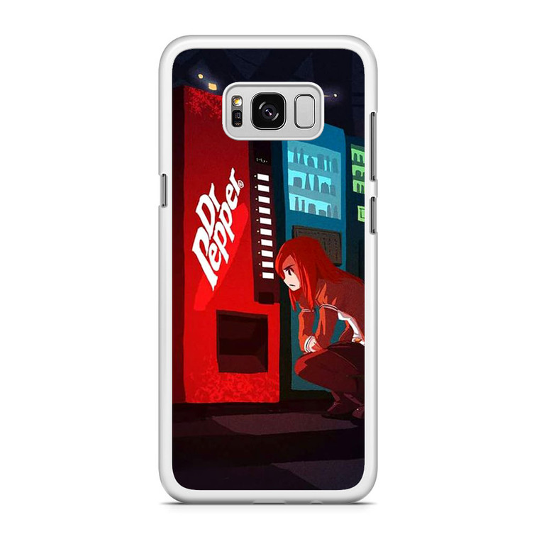 Makise Kurisu Dr Pepper Machine Samsung Galaxy S8 Case