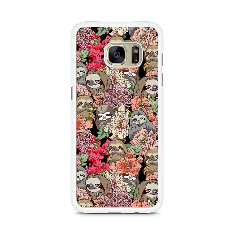 Because Sloth Flower Samsung Galaxy S7 Edge Case