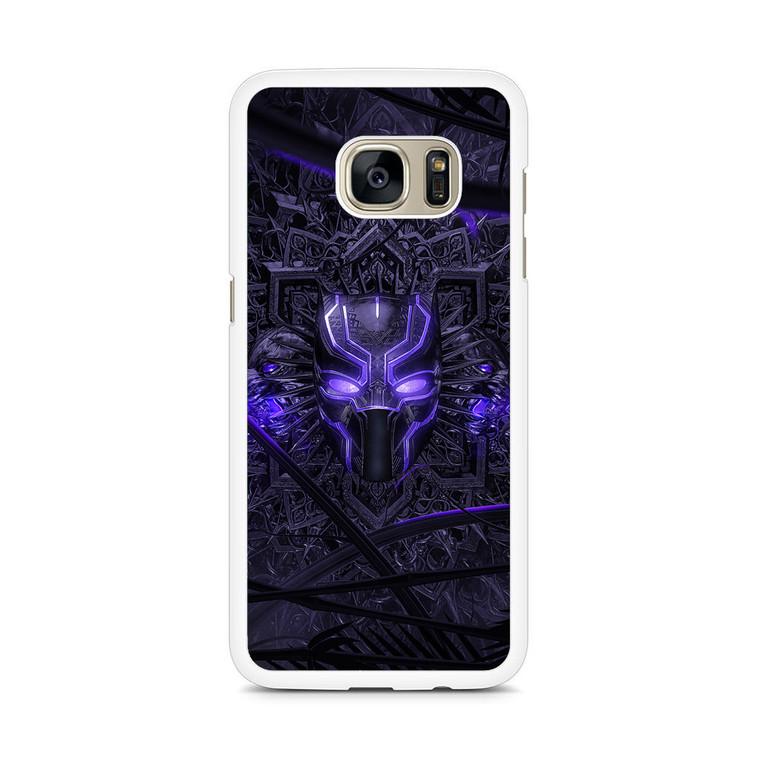 Black Panther Purple Mask Samsung Galaxy S7 Edge Case