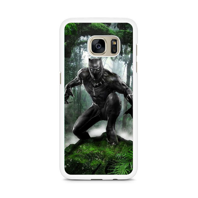 Black Panther Ready To Fight Samsung Galaxy S7 Edge Case