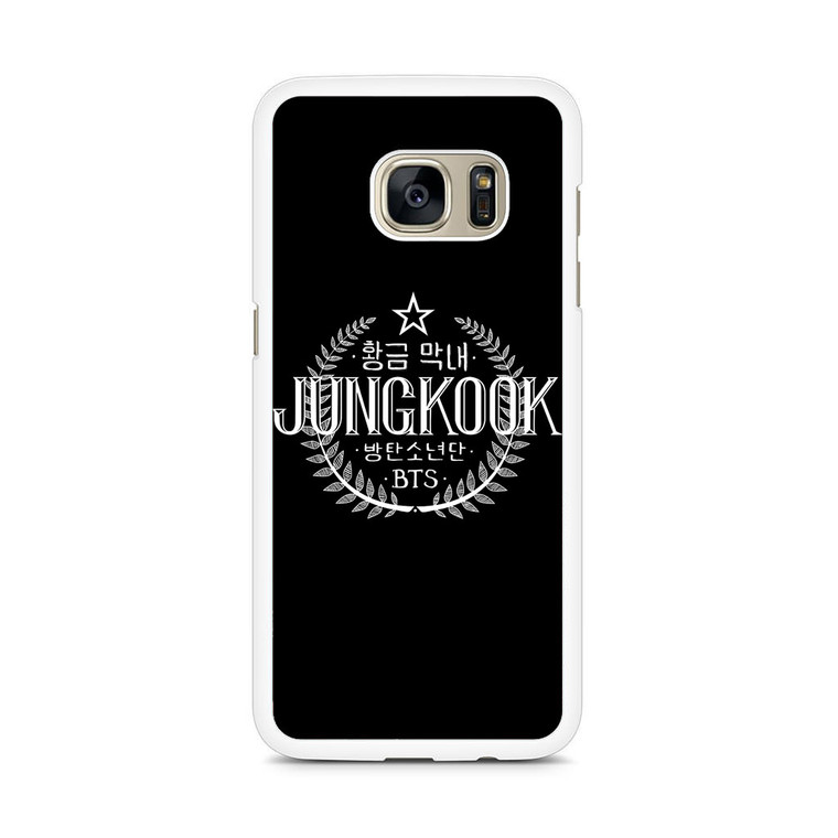 BTS Jungkook Logo Samsung Galaxy S7 Edge Case