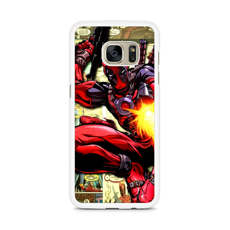 Deadpool Comics Samsung Galaxy S7 Edge Case