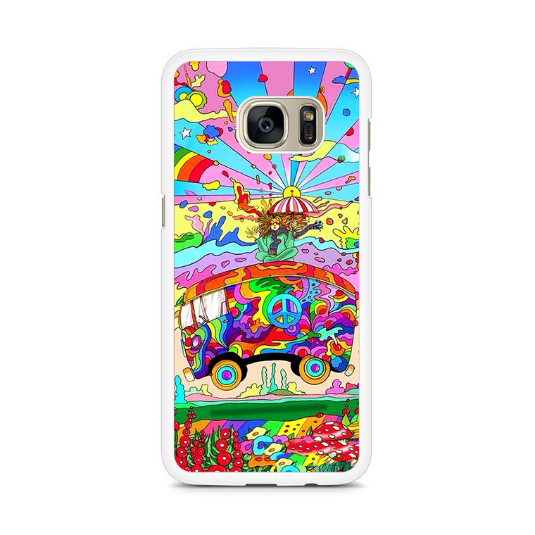 Hippie Magic Bus Samsung Galaxy S7 Edge Case