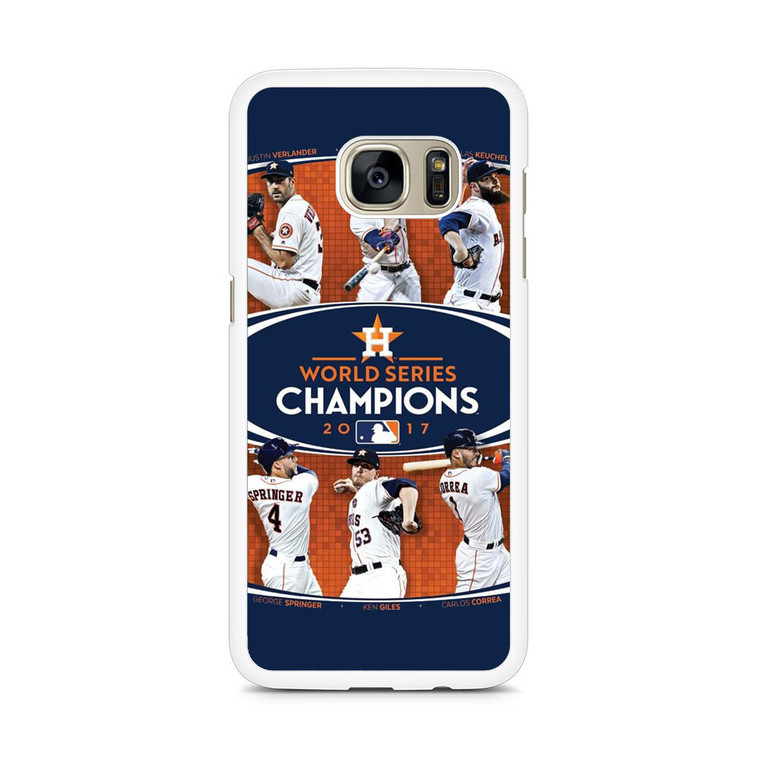 Houston Astros 2017 World Series Champions Samsung Galaxy S7 Edge Case
