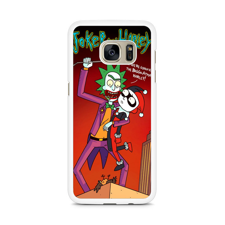 Rick And Morty Joker and Harley Samsung Galaxy S7 Edge Case