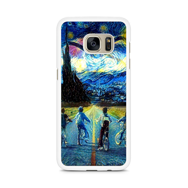 Stranger Things Starry Night Samsung Galaxy S7 Edge Case