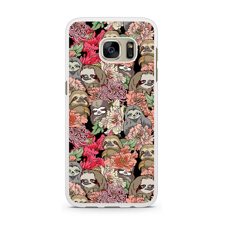 Because Sloth Flower Samsung Galaxy S7 Case