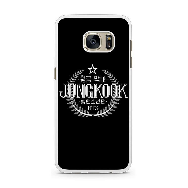 BTS Jungkook Logo Samsung Galaxy S7 Case
