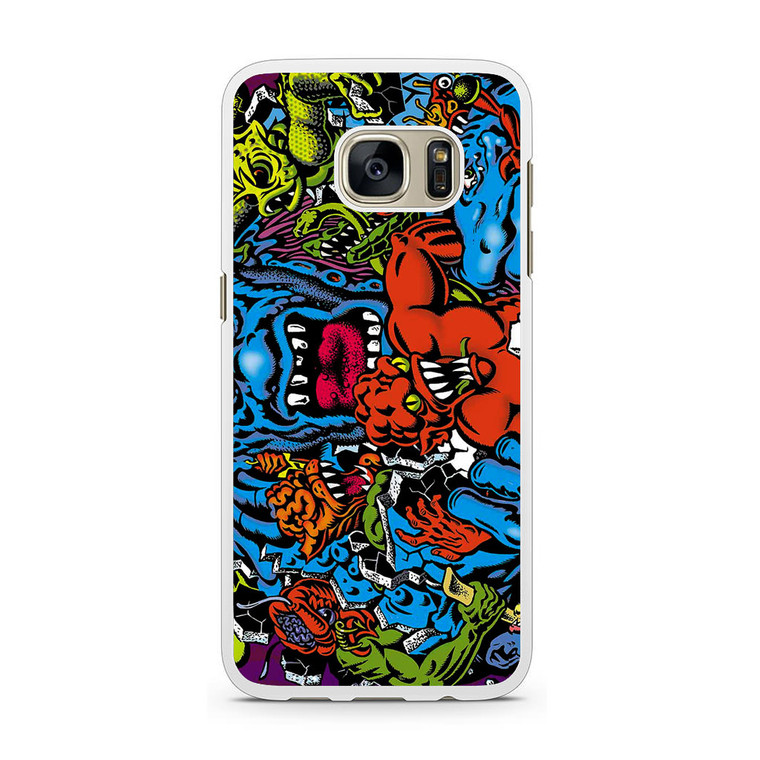 Santa Cruz Skateboard Art Samsung Galaxy S7 Case