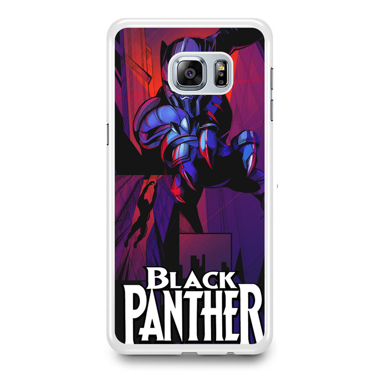 Black Panther Movie Artwork Samsung Galaxy S6 Edge Plus Case