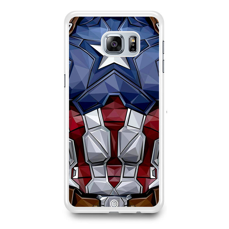 Captain America Comic Costume Samsung Galaxy S6 Edge Plus Case