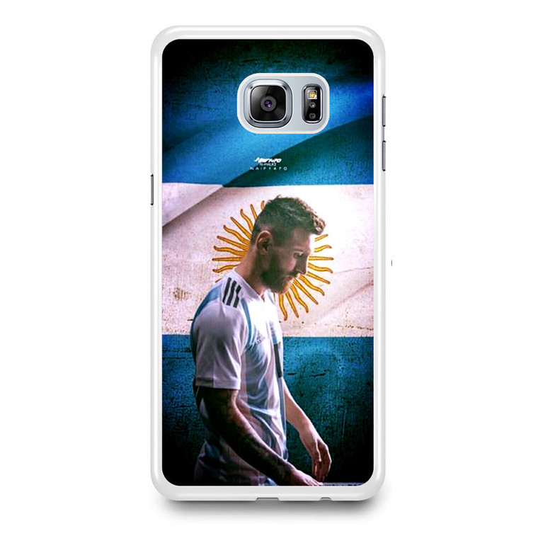 Lionel Messi Argentina Team Samsung Galaxy S6 Edge Plus Case