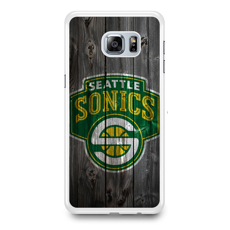 Seattle Sonics Wood Samsung Galaxy S6 Edge Plus Case