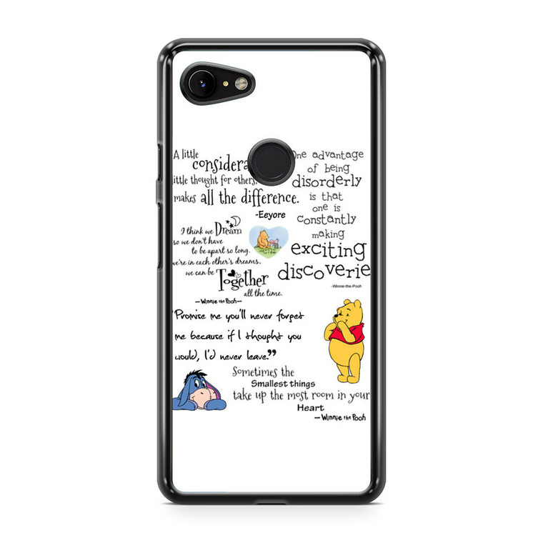 Winnie The Pooh Google Pixel 3 XL Case